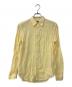 POLO RALPH LAUREN（ポロ・ラルフローレン）の古着「Relaxed Fit Striped Linen Shirt」｜イエロー
