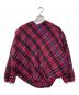 tricot COMME des GARCONS (トリココムデギャルソン) ウール縮絨チェックジャケット レッド×ピンク サイズ:M：15000円