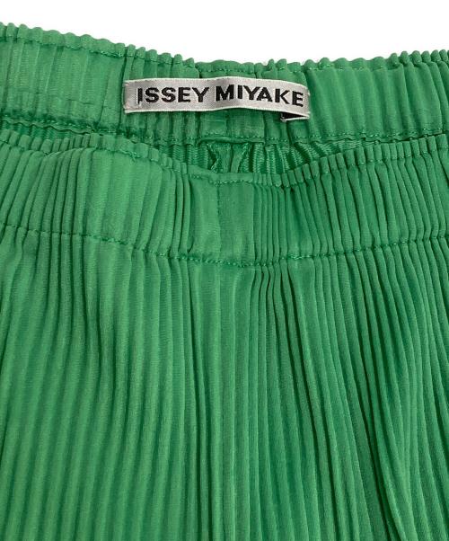 ISSEY MIYAKE（イッセイミヤケ）ISSEY MIYAKE (イッセイミヤケ) 90s プリーツパンツ グリーン サイズ:不明の古着・服飾アイテム
