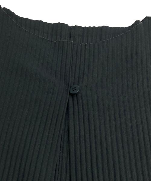 me ISSEY MIYAKE（ミーイッセイ ミヤケ）me ISSEY MIYAKE (ミーイッセイ ミヤケ) フリンジ プリーツブラウス グレー サイズ:-の古着・服飾アイテム
