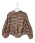 MARNI (マルニ) 総柄ブラウス ブラウン サイズ:38：6000円
