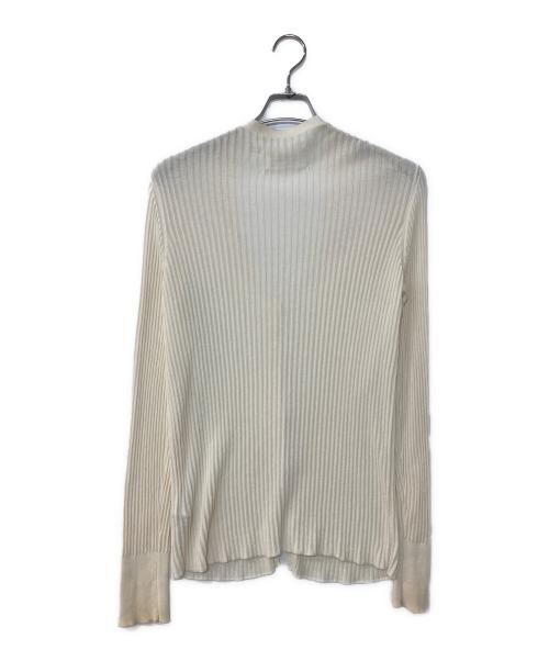 Maison Margiela（メゾンマルジェラ）Maison Margiela (メゾンマルジェラ) リブカーディガン アイボリー サイズ:Mの古着・服飾アイテム