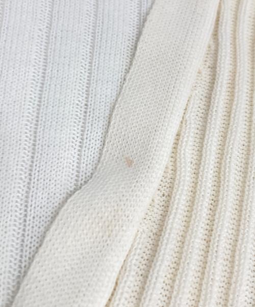 Maison Margiela（メゾンマルジェラ）Maison Margiela (メゾンマルジェラ) リブカーディガン アイボリー サイズ:Mの古着・服飾アイテム