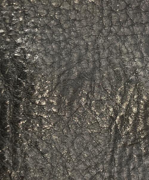 CHROME HEARTS（クロムハーツ）CHROME HEARTS (クロムハーツ) 2ZIP ウォレット/2ジップウォレット/クロスボールボタン フラップレザーウォレット ブラックの古着・服飾アイテム