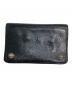 CHROME HEARTS（クロムハーツ）の古着「2ZIP ウォレット/2ジップウォレット/クロスボールボタン フラップレザーウォレット」｜ブラック