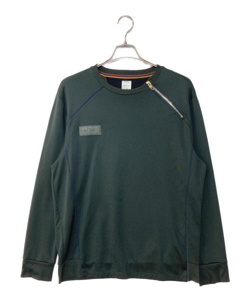 PAUL SMITH（ポールスミス）PAUL SMITH (ポールスミス) ジップギミックスウェット グリーン サイズ:Lの古着・服飾アイテム