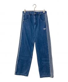 adidas（アディダス）の古着「DENIM Firebird PANTS アディカラー デニム ファイヤーバードパンツ」｜インディゴ