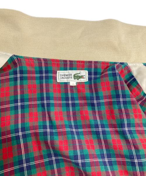 LACOSTE（ラコステ）LACOSTE (ラコステ) スイングトップ ブルゾン ベージュ サイズ:4の古着・服飾アイテム