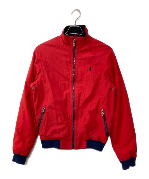 POLO RALPH LAUREN（ポロ・ラルフローレン）POLO RALPH LAUREN (ポロ・ラルフローレン) ジップアップブルゾン レッド サイズ:XSの古着・服飾アイテム