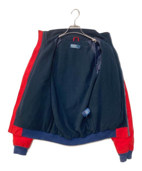 POLO RALPH LAUREN（ポロ・ラルフローレン）POLO RALPH LAUREN (ポロ・ラルフローレン) ジップアップブルゾン レッド サイズ:XSの古着・服飾アイテム