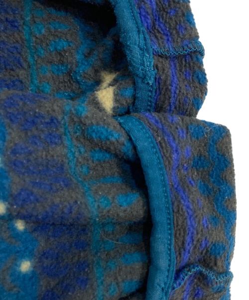 Patagonia（パタゴニア）Patagonia (パタゴニア) SYNCHILLA シンチラ スナップT アステカ柄 プルオーバーフリース ブルー×グリーン サイズ:Mの古着・服飾アイテム