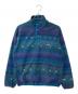 Patagonia（パタゴニア）の古着「SYNCHILLA シンチラ スナップT アステカ柄 プルオーバーフリース」｜ブルー×グリーン