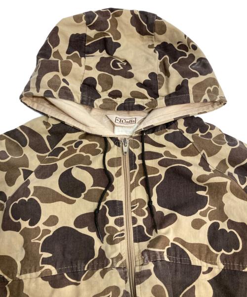 Walls（ウォールズ）Walls (ウォールズ) カモフラジャケット ベージュ×ブラウン サイズ:MEDIUM TALLの古着・服飾アイテム