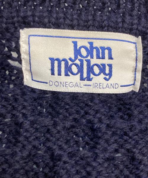 JOHN MOLLOY（ジャンモロイ）JOHN MOLLOY (ジャンモロイ) ニットカーディガン ネイビー サイズ:記載なしの古着・服飾アイテム