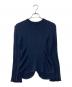 mame kurogouchi（マメクロゴウチ）の古着「Random Ribbed Long Sleeve Top」｜ネイビー