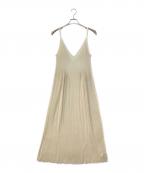 CFCLシーエフシーエル）の古着「HYPHA LUCENT GLITTER CAMISOLE DRESS」｜アイボリー