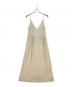 CFCL（シーエフシーエル）の古着「HYPHA LUCENT GLITTER CAMISOLE DRESS」｜アイボリー