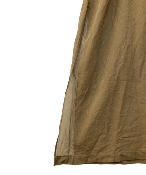 HYKE（ハイク）HYKE (ハイク) シアーワンピース/COTTON VOILE SHIRRED DRESS グリーン サイズ:2の古着・服飾アイテム