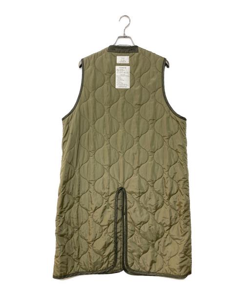 HYKE（ハイク）HYKE (ハイク) QUILTED VEST キルティングロングベスト グリーン サイズ:1の古着・服飾アイテム