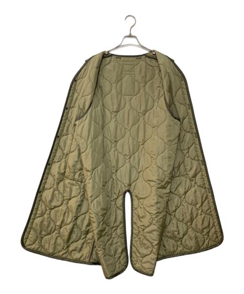 HYKE（ハイク）HYKE (ハイク) QUILTED VEST キルティングロングベスト グリーン サイズ:1の古着・服飾アイテム