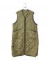 HYKE（ハイク）の古着「QUILTED VEST キルティングロングベスト」｜グリーン