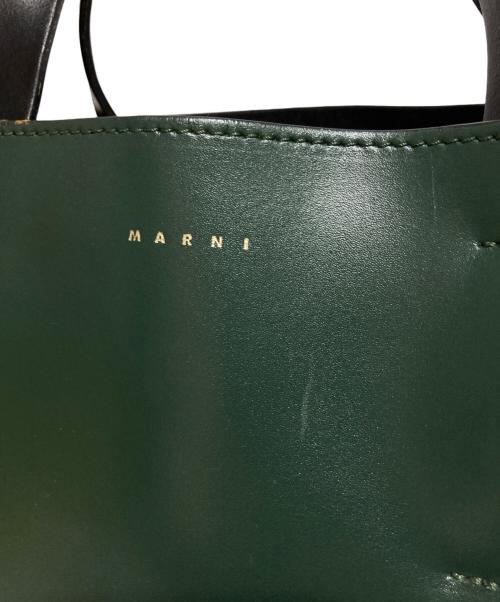 MARNI（マルニ）MARNI (マルニ) MUESO 2WAY バッグ ミュゼオ グリーン×ブルーの古着・服飾アイテム