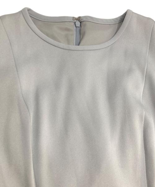 ANAYI（アナイ）ANAYI (アナイ) トリアセサテンワンピース グレー サイズ:38の古着・服飾アイテム