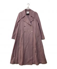 Ameri（アメリ）の古着「CHARME FLARE LONG COAT」｜パープル