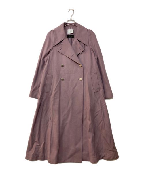 Ameri（アメリ）AMERI (アメリ) CHARME FLARE LONG COAT パープル サイズ:Sの古着・服飾アイテム