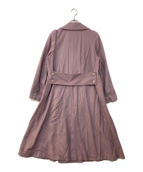 Ameri（アメリ）AMERI (アメリ) CHARME FLARE LONG COAT パープル サイズ:Sの古着・服飾アイテム
