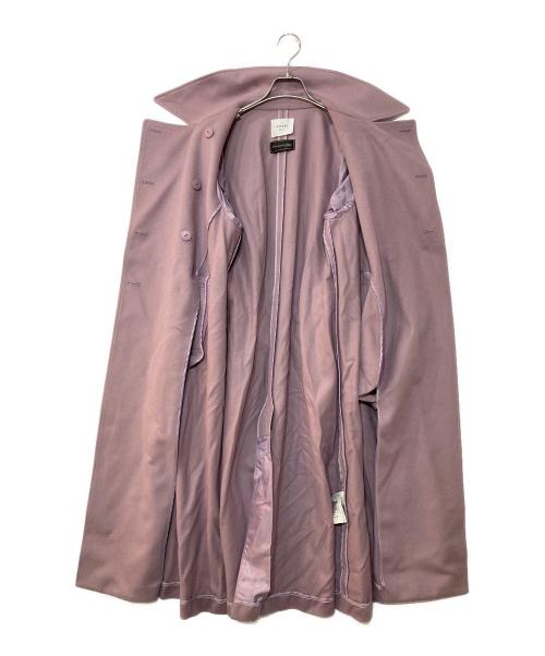 Ameri（アメリ）AMERI (アメリ) CHARME FLARE LONG COAT パープル サイズ:Sの古着・服飾アイテム