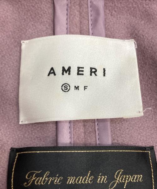 Ameri（アメリ）AMERI (アメリ) CHARME FLARE LONG COAT パープル サイズ:Sの古着・服飾アイテム