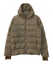 Snow peak（スノーピーク）の古着「PILLOW DOWN HOODIE ピロー ダウン フーディ」｜カーキ