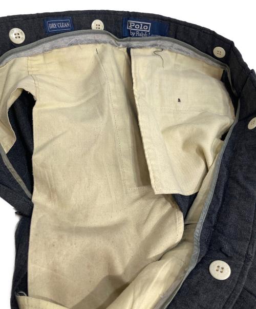 POLO RALPH LAUREN（ポロ・ラルフローレン）POLO RALPH LAUREN (ポロ・ラルフローレン) ツータックパンツ グレー サイズ:不明の古着・服飾アイテム