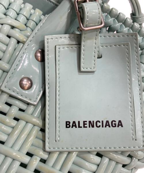 BALENCIAGA（バレンシアガ）BALENCIAGA (バレンシアガ) BISTRO ビストロXS ハンドバッグ グリーンの古着・服飾アイテム
