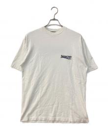 BALENCIAGA（バレンシアガ）の古着「POLITICAL CAMPAIGN OVERSIZED T-SHIRT」｜ホワイト