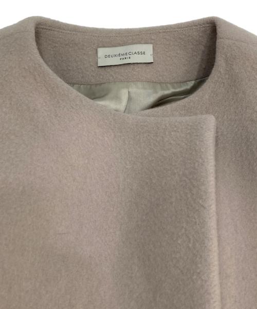 DEUXIEME CLASSE（ドゥーズィエム クラス）Deuxieme Classe (ドゥーズィエム クラス) Beaver Coat ビーバーコート ベージュ サイズ:記載なしの古着・服飾アイテム