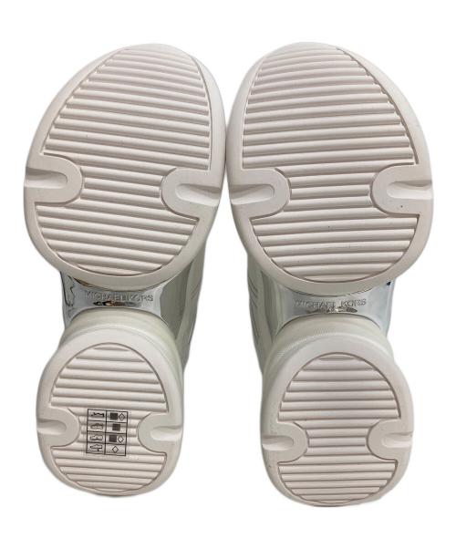 MICHAEL KORS（マイケルコース）MICHAEL KORS (マイケルコース) OLYMPIA TRAINER オリンピア トレーナー ホワイト サイズ:7Mの古着・服飾アイテム