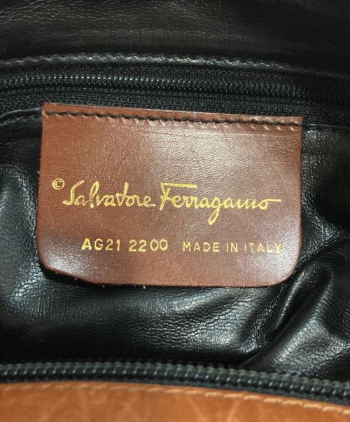 Salvatore Ferragamo（サルヴァトーレ フェラガモ）Salvatore Ferragamo (サルヴァトーレ フェラガモ) ミニボストンバッグ ブラックの古着・服飾アイテム