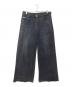 sacai（サカイ）の古着「Wide Denim Pants ワイドデニムパンツ」｜ブラック