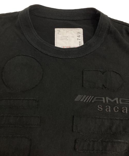 sacai（サカイ）sacai (サカイ) AMG (エーエムジー（アーマーゲー）) PATCH LONG SLEEVE TEE ブラック サイズ:4の古着・服飾アイテム