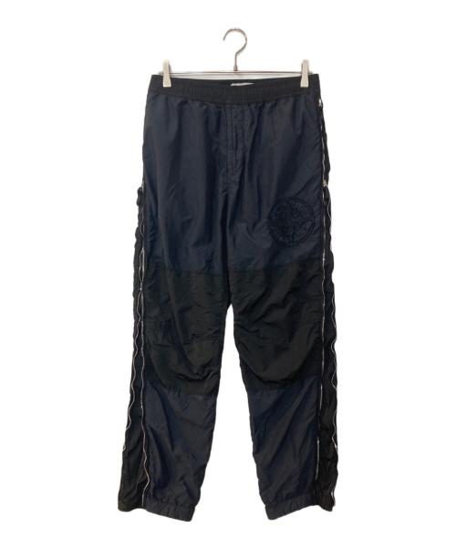 STONE ISLAND（ストーンアイランド）STONE ISLAND (ストーンアイランド) PANTALON LOOSE PANTS トラックパンツ ブラック サイズ:W30の古着・服飾アイテム