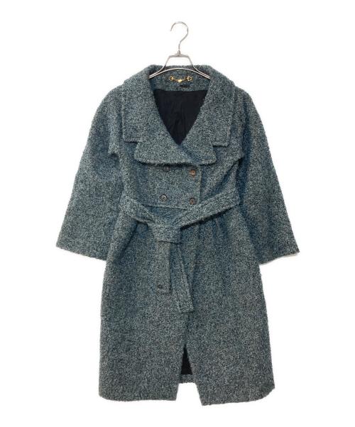 GUCCI（グッチ）GUCCI (グッチ) ダブルウールツイードコート グリーン サイズ:36の古着・服飾アイテム