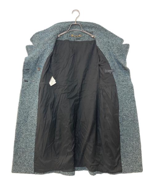 GUCCI（グッチ）GUCCI (グッチ) ダブルウールツイードコート グリーン サイズ:36の古着・服飾アイテム