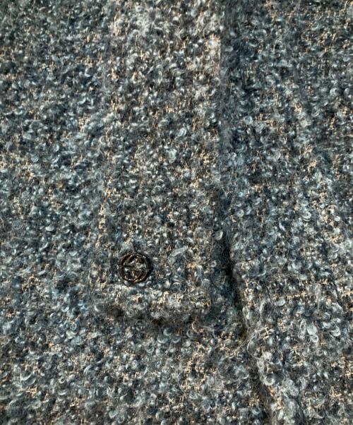 GUCCI（グッチ）GUCCI (グッチ) ダブルウールツイードコート グリーン サイズ:36の古着・服飾アイテム