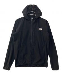 THE NORTH FACE（ザ ノース フェイス）の古着「マウンテンソフトシェルフーディ」｜ブラック