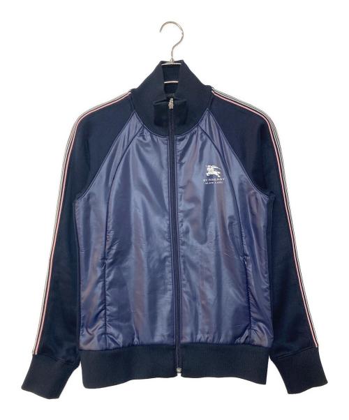 BURBERRY BLACK LABEL（バーバリーブラックレーベル）BURBERRY BLACK LABEL (バーバリーブラックレーベル) ロゴプリントトラックジャケット ネイビー サイズ:2の古着・服飾アイテム