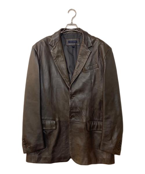 BANANA REPUBLIC（バナナリパブリック）BANANA REPUBLIC (バナナリパブリック) 00's レザーコート ブラウン サイズ:XLの古着・服飾アイテム