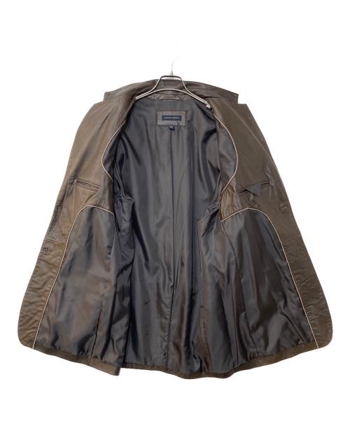 BANANA REPUBLIC（バナナリパブリック）BANANA REPUBLIC (バナナリパブリック) 00's レザーコート ブラウン サイズ:XLの古着・服飾アイテム