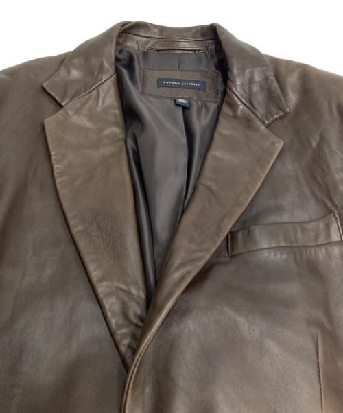BANANA REPUBLIC（バナナリパブリック）BANANA REPUBLIC (バナナリパブリック) 00's レザーコート ブラウン サイズ:XLの古着・服飾アイテム